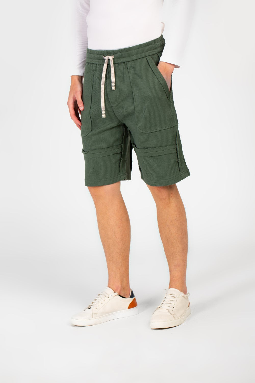 Men's Melton Modern Cut Short With Elastic Waistband And Pockets