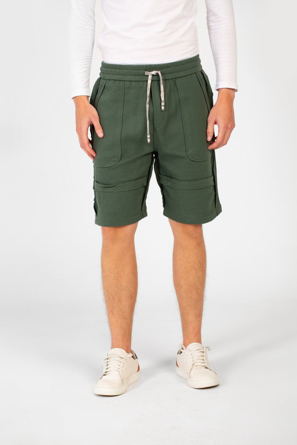 Men's Melton Modern Cut Short With Elastic Waistband And Pockets