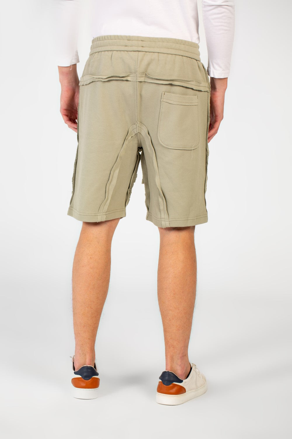 Men's Melton Modern Cut Short With Elastic Waistband And Pockets
