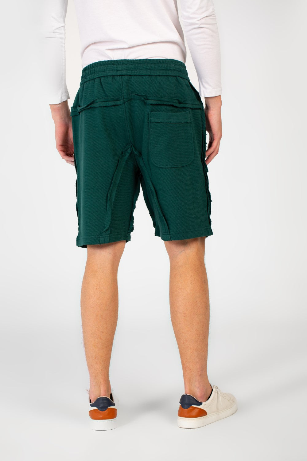 Men's Melton Modern Cut Short With Elastic Waistband And Pockets