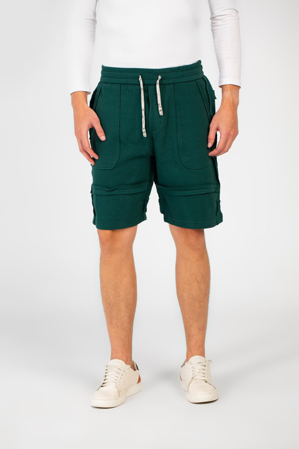 Men's Melton Modern Cut Short With Elastic Waistband And Pockets