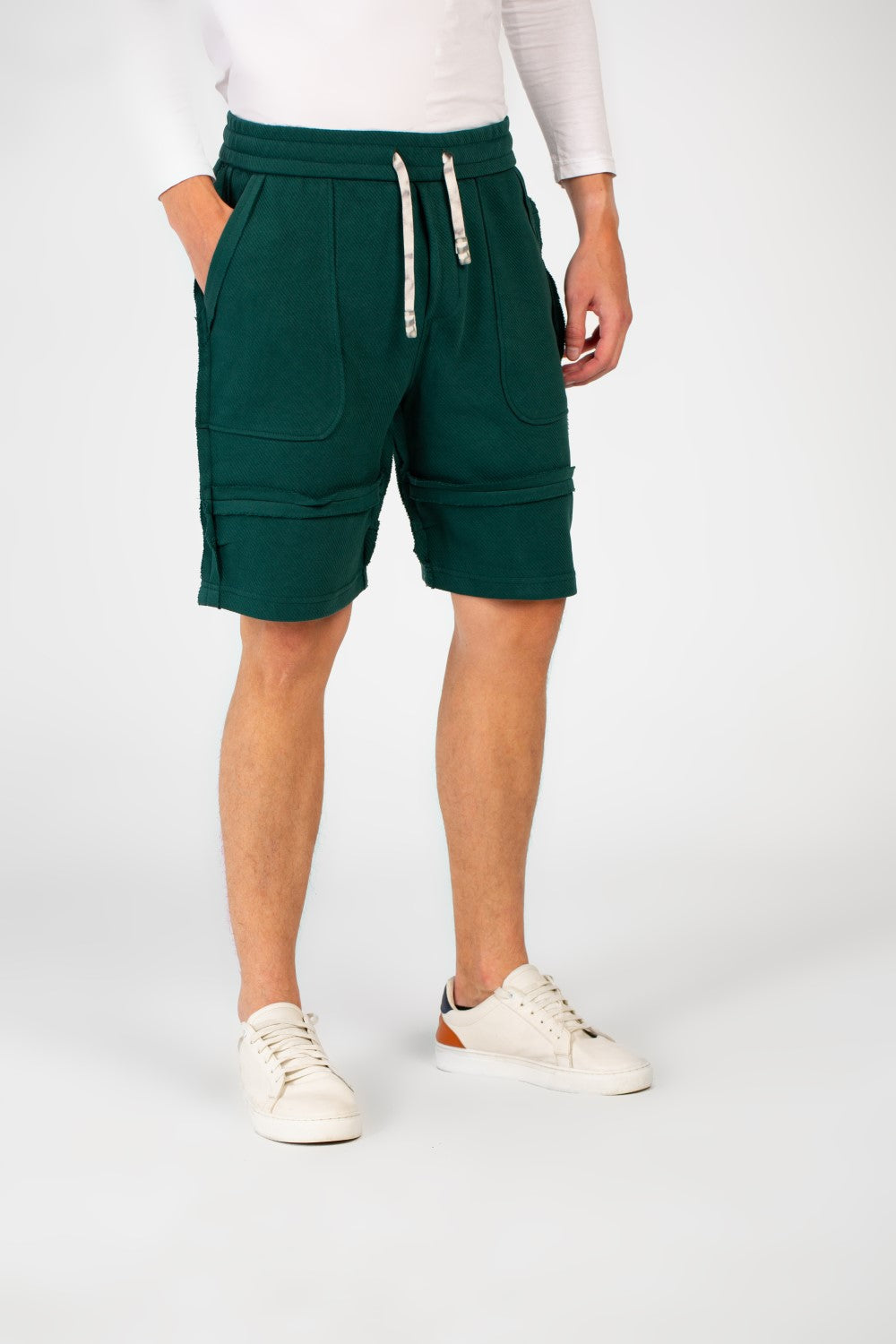 Men's Melton Modern Cut Short With Elastic Waistband And Pockets