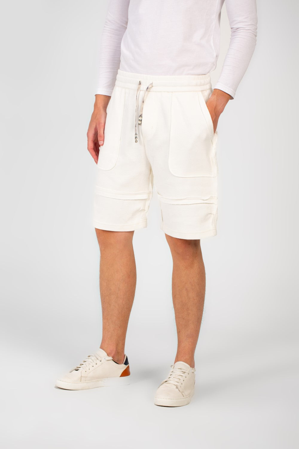 Men's Melton Modern Cut Short With Elastic Waistband And Pockets