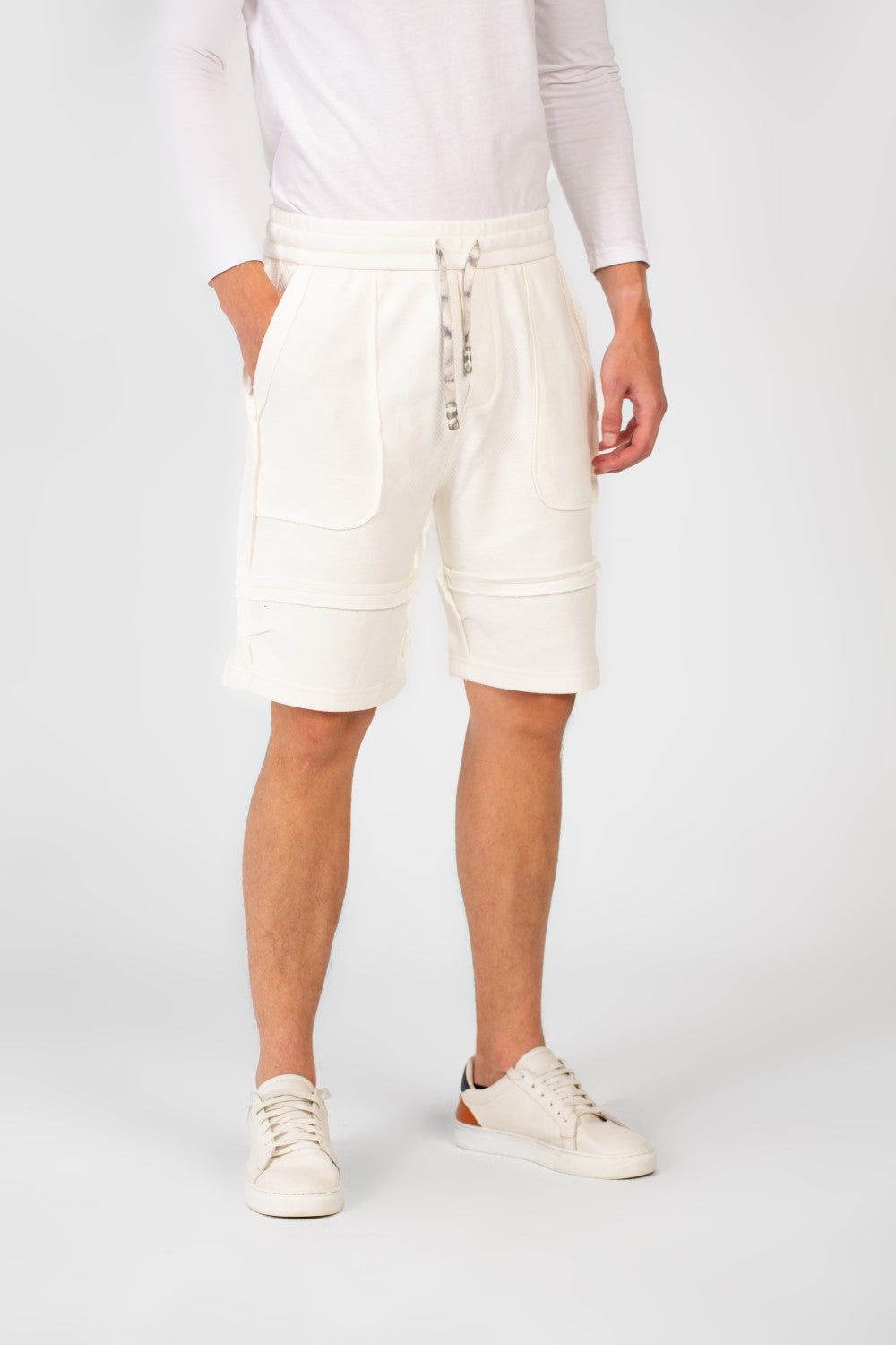 Men's Melton Modern Cut Short With Elastic Waistband And Pockets