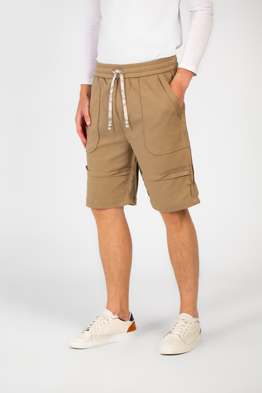 Men's Melton Modern Cut Short With Elastic Waistband And Pockets