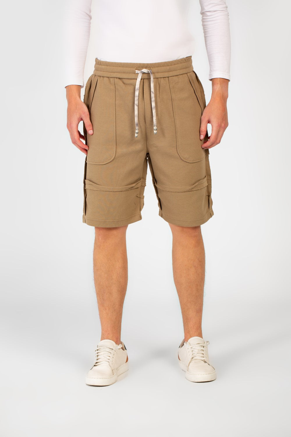 Men's Melton Modern Cut Short With Elastic Waistband And Pockets