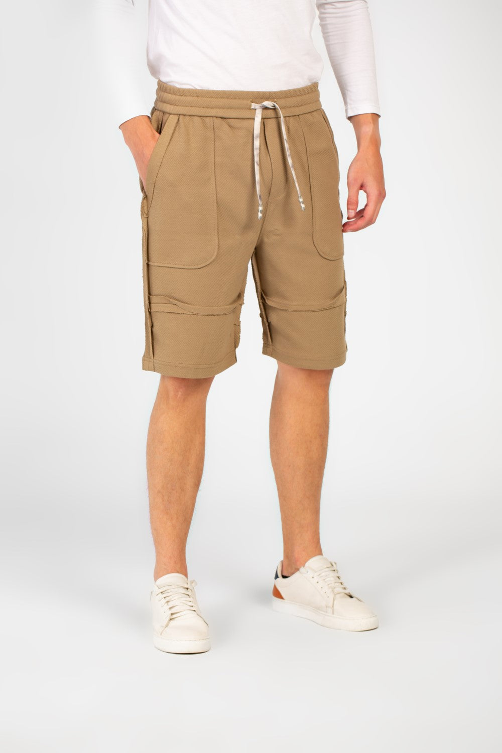 Men's Melton Modern Cut Short With Elastic Waistband And Pockets