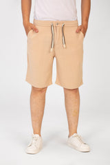 Men's Basic Linen Short With A Middle Drawstring And Pockets Comfortable And High Quality