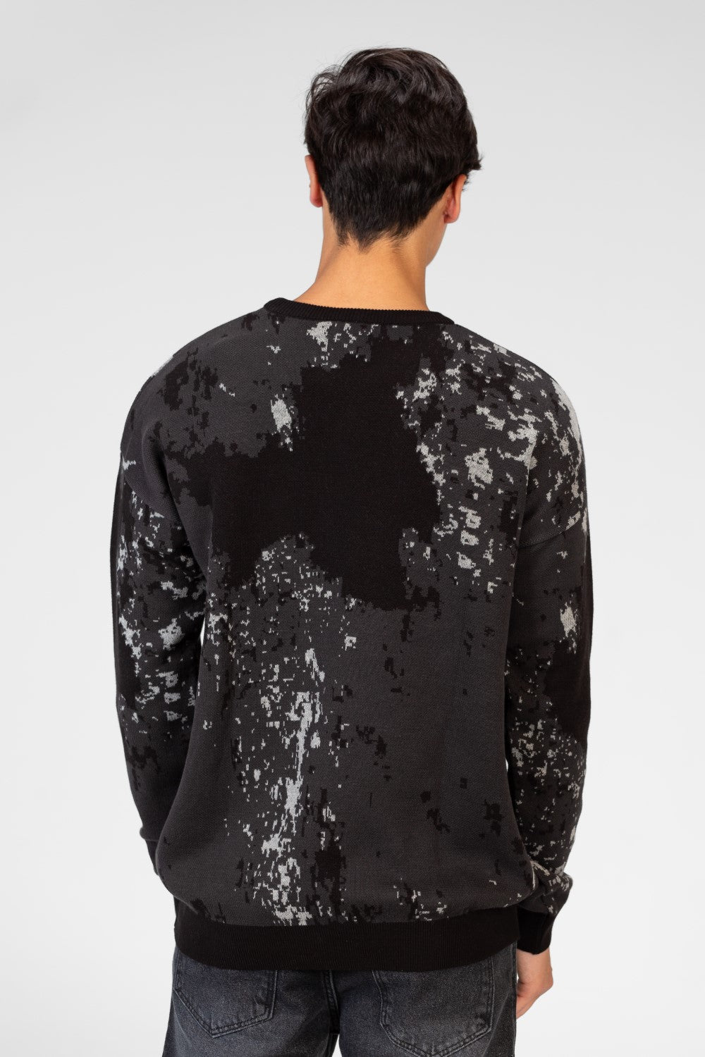 Men's Jakar Full print Round Neck Pullover Sweater