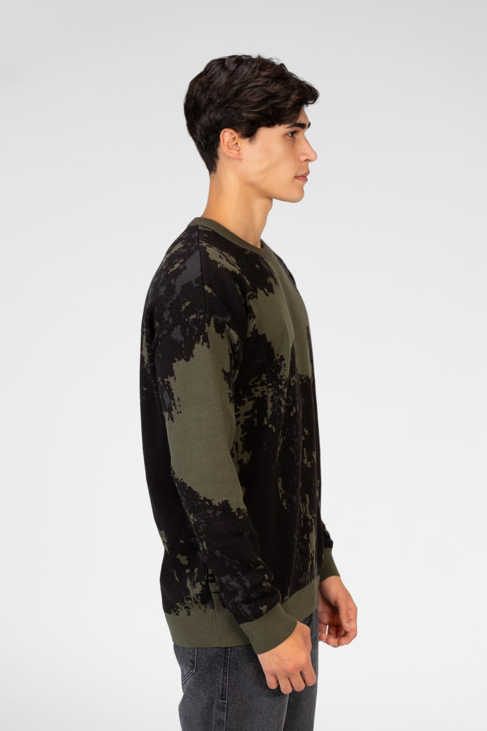 Men's Jakar Full print Round Neck Pullover Sweater