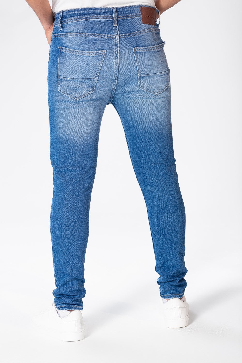 Men's Five Pockets Super Skinny Jeans Pants