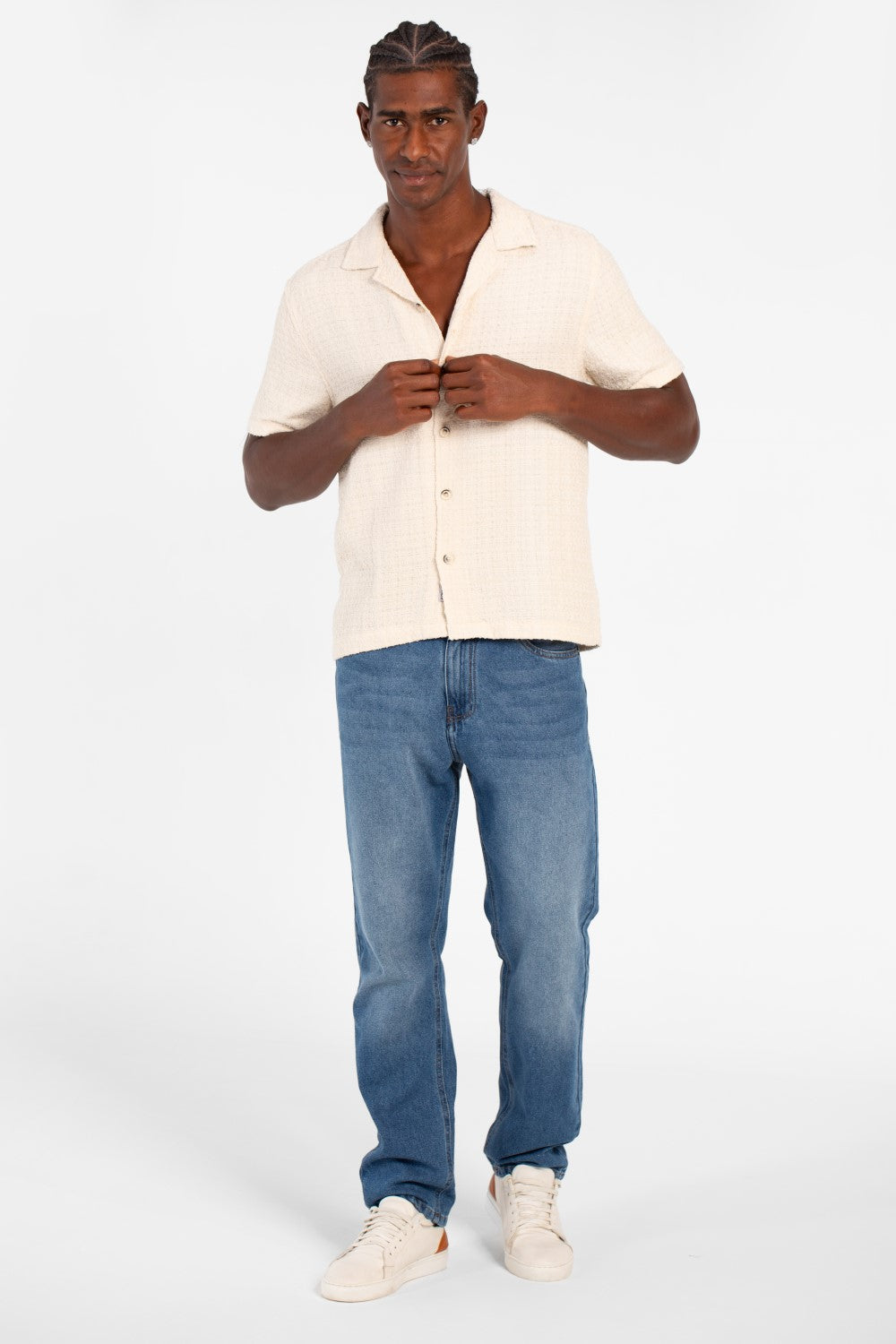 Men's Basic Slim Fit Mesh Half Sleeve Shirt With High Quality Material