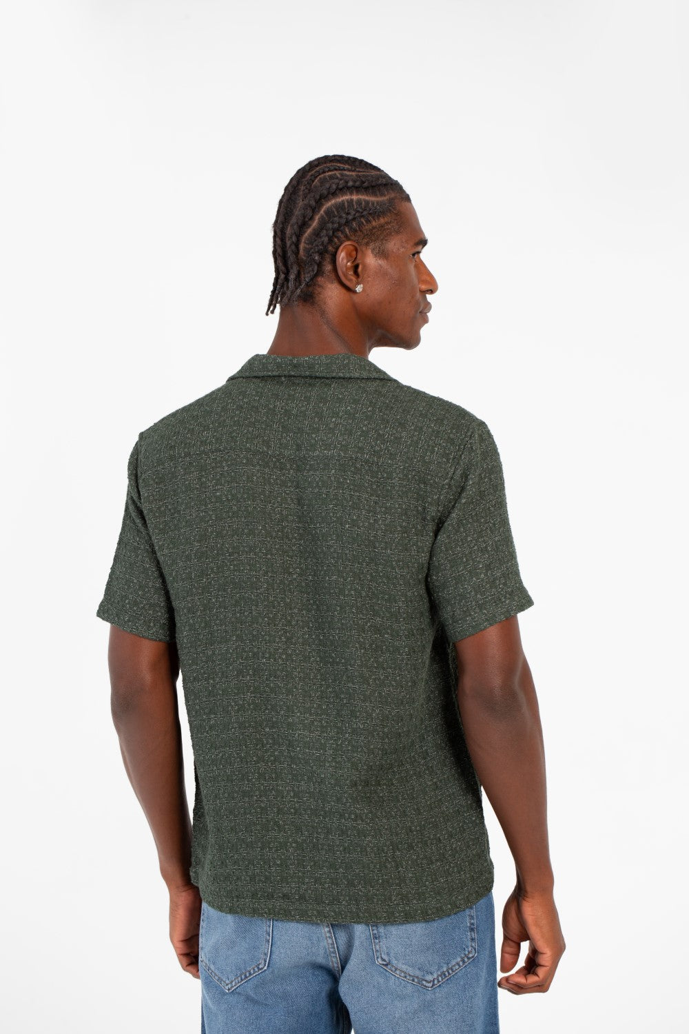 Men's Basic Slim Fit Mesh Half Sleeve Shirt With High Quality Material