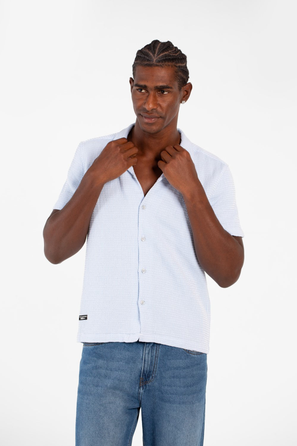 Men's Tomato Basic Slim Fit Modern Half Sleeve Shirt