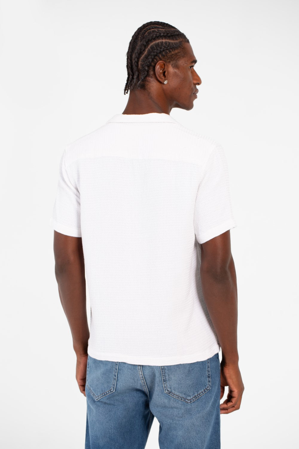 Men's Tomato Basic Slim Fit Modern Half Sleeve Shirt