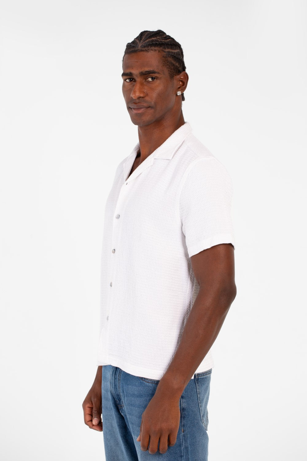 Men's Tomato Basic Slim Fit Modern Half Sleeve Shirt