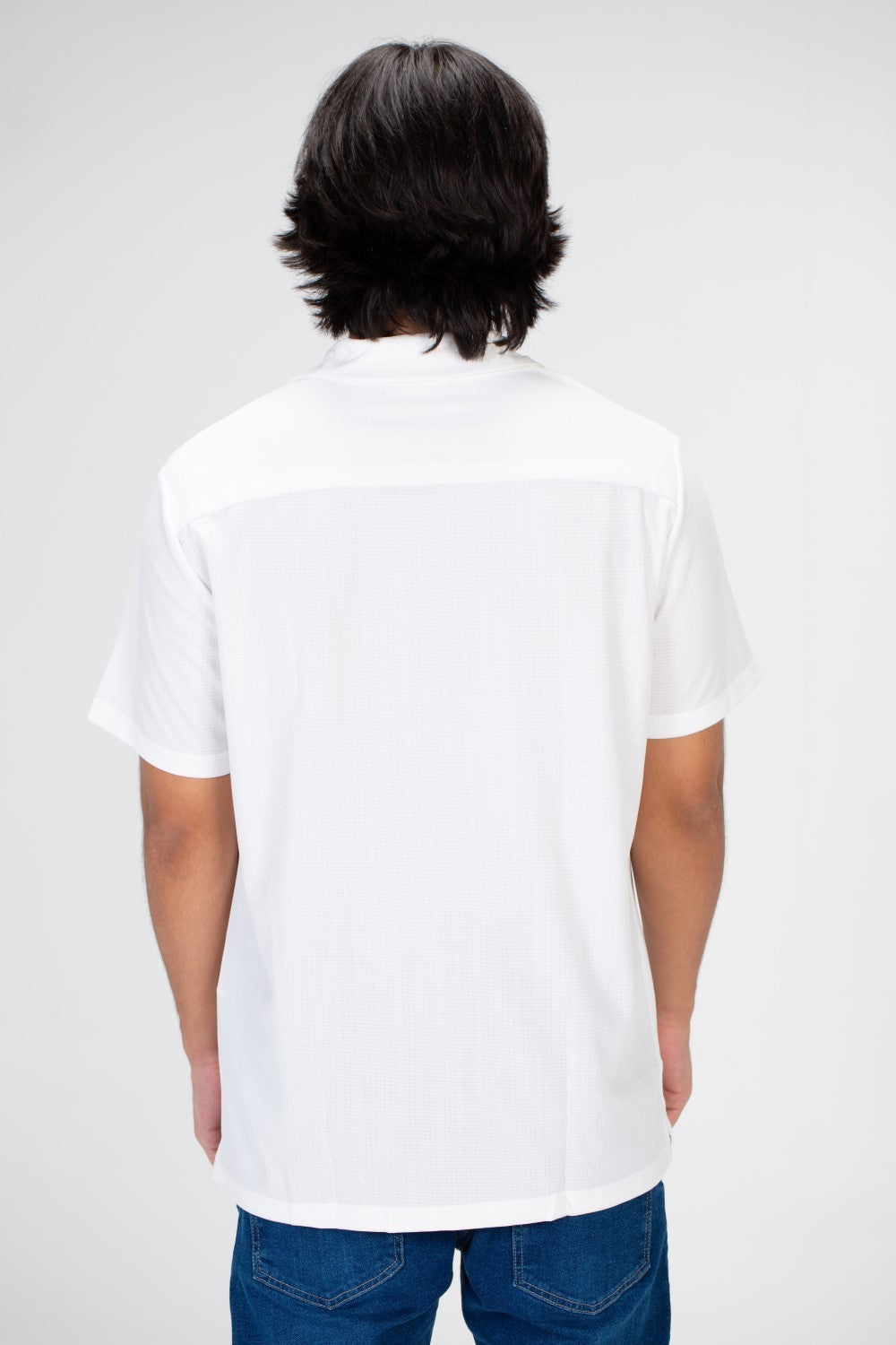 Men's Basic Slim Fit Half Sleeve Shirt Made Of Bengalin Material