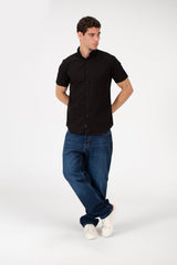 Men's Slim Fit Basic Half Sleeved Shirt