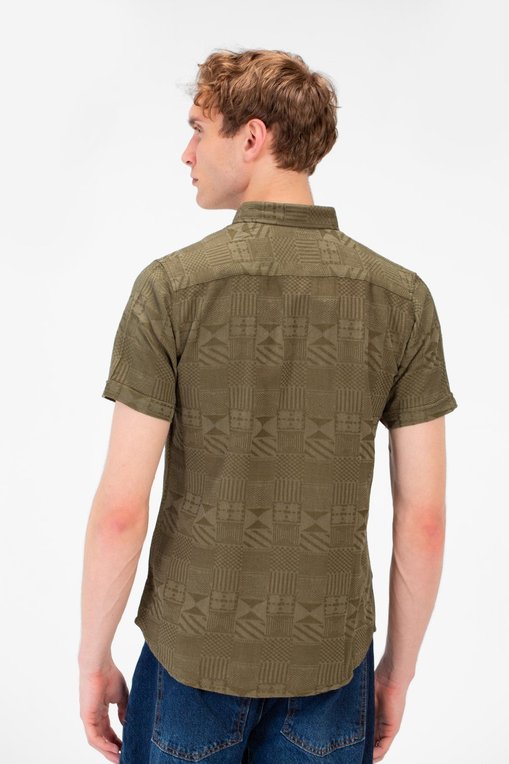 Men's High Quality Basic Half Sleeve Slim Fit Shirt Jakar