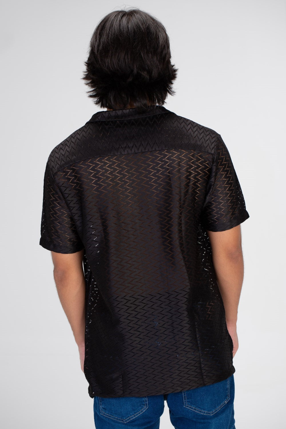 Men's Half Sleeve Slim Fit Shirt With A Unique Cut