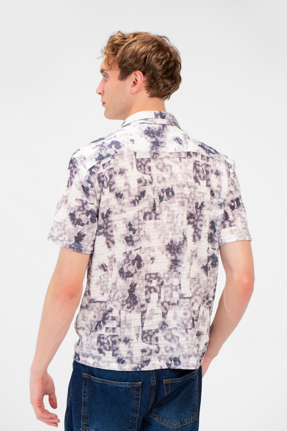 Men's Half Sleeve Slim Fit Jakar Shirt In Distinctive Summer Colors