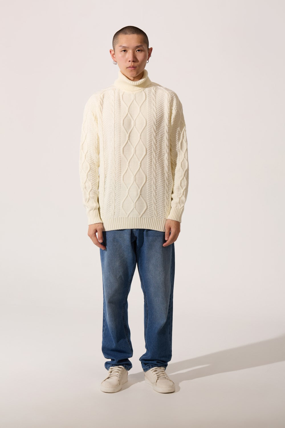 Men's Slim Fit Long Sleeve Knitted Pullover Sweater With High Quality Breathable Fabric