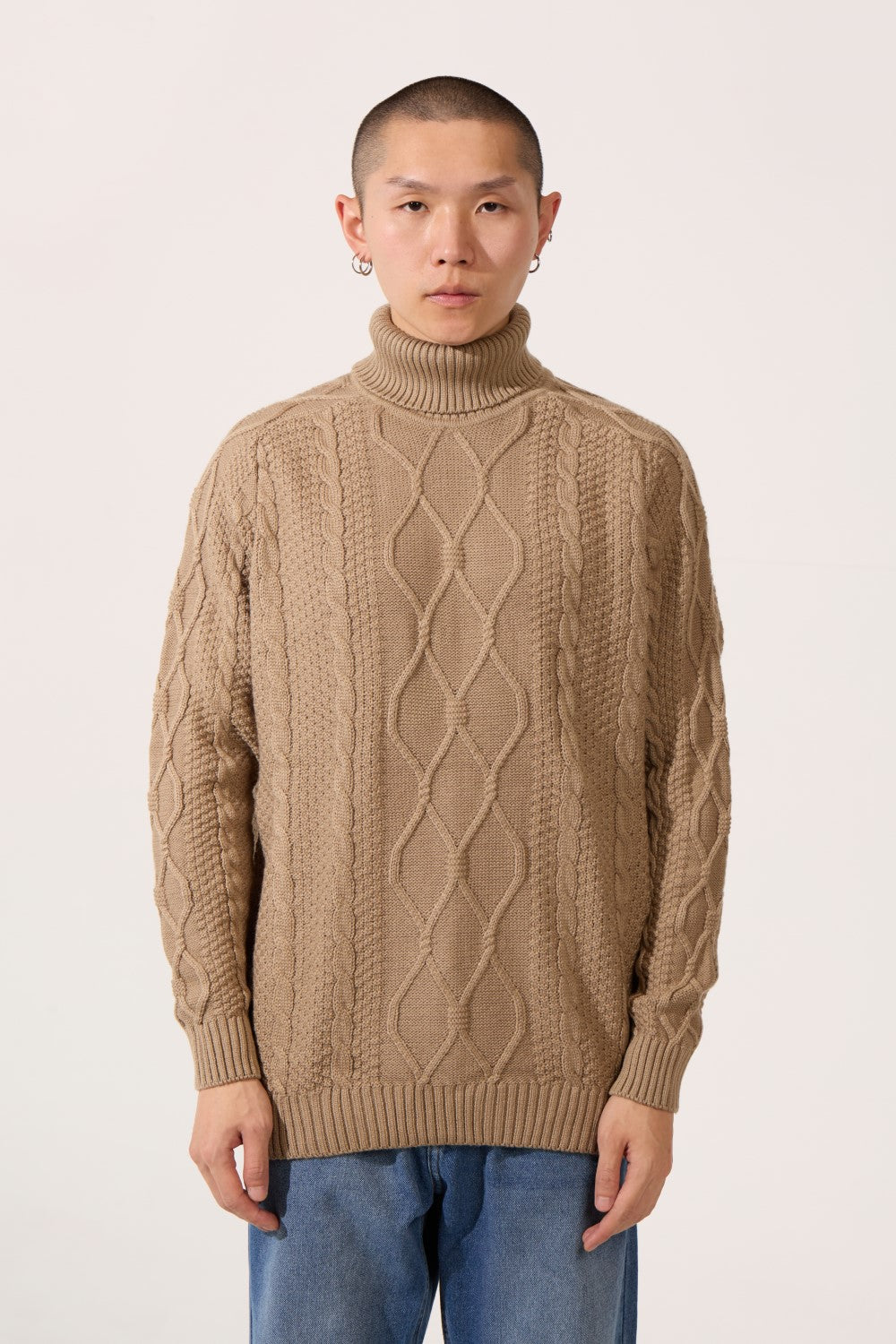 Men's Slim Fit Long Sleeve Knitted Pullover Sweater With High Quality Breathable Fabric