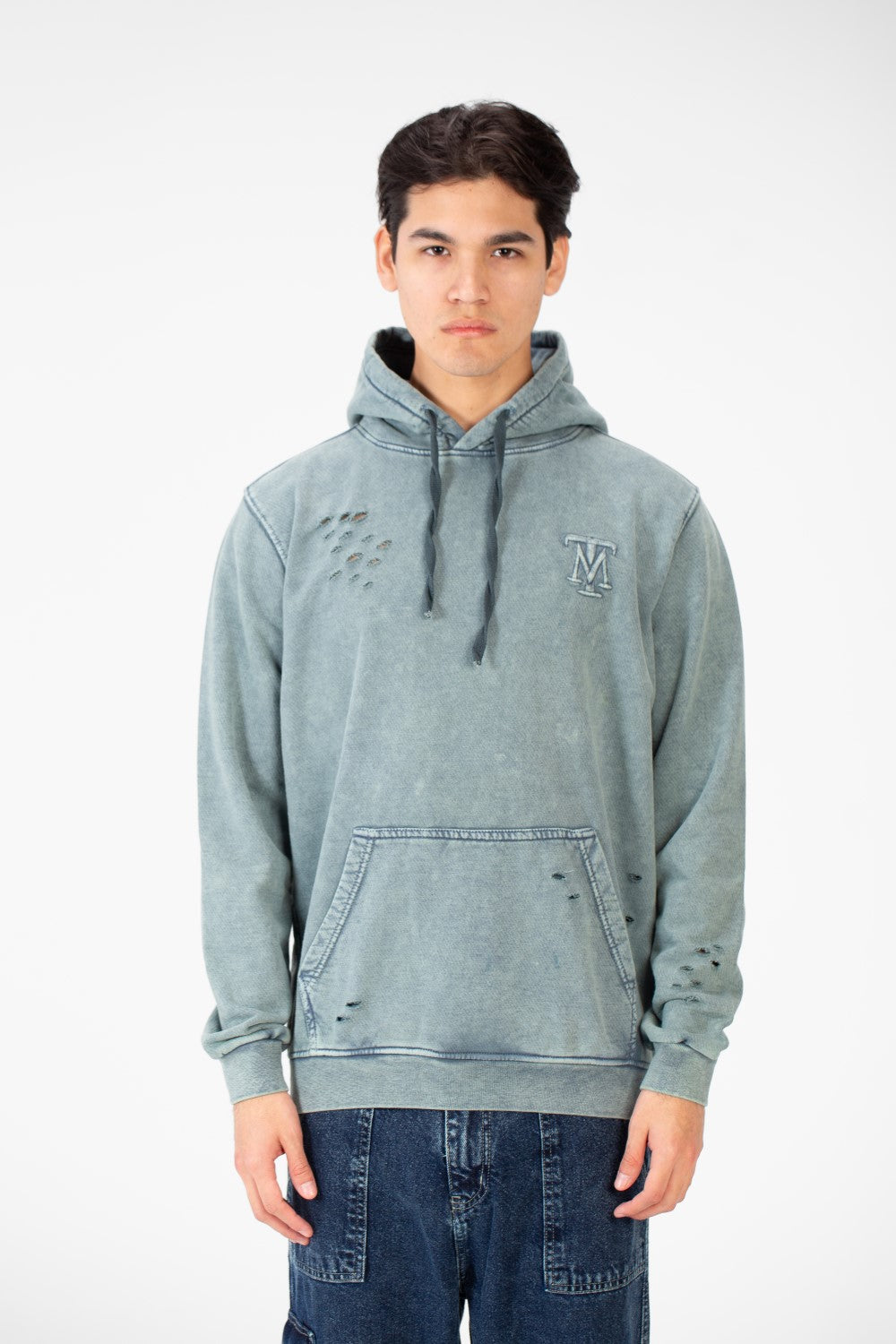 سويت شيرت رجالي بقصّة طماطم مع جيب كنغر