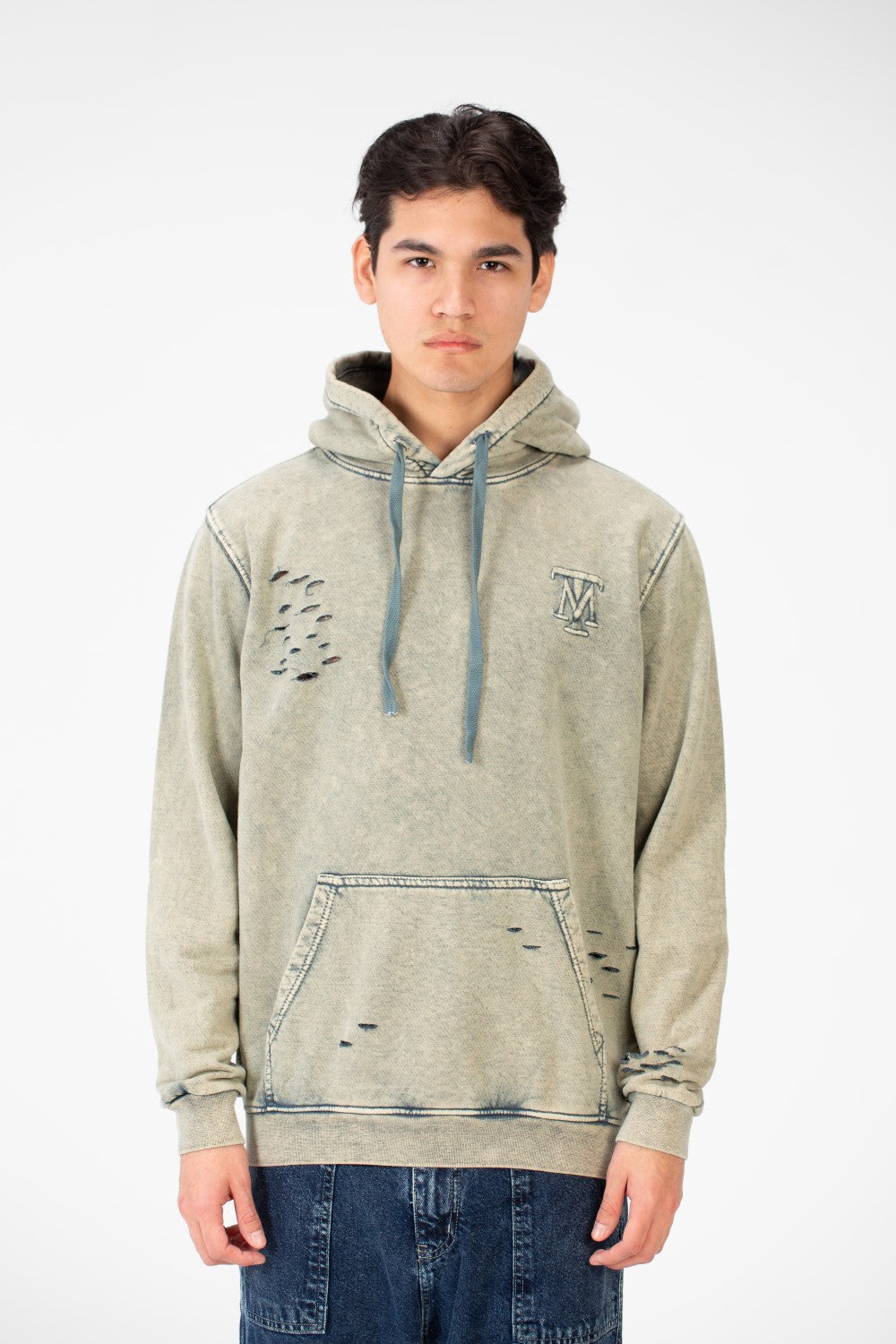 سويت شيرت رجالي بقصّة طماطم مع جيب كنغر