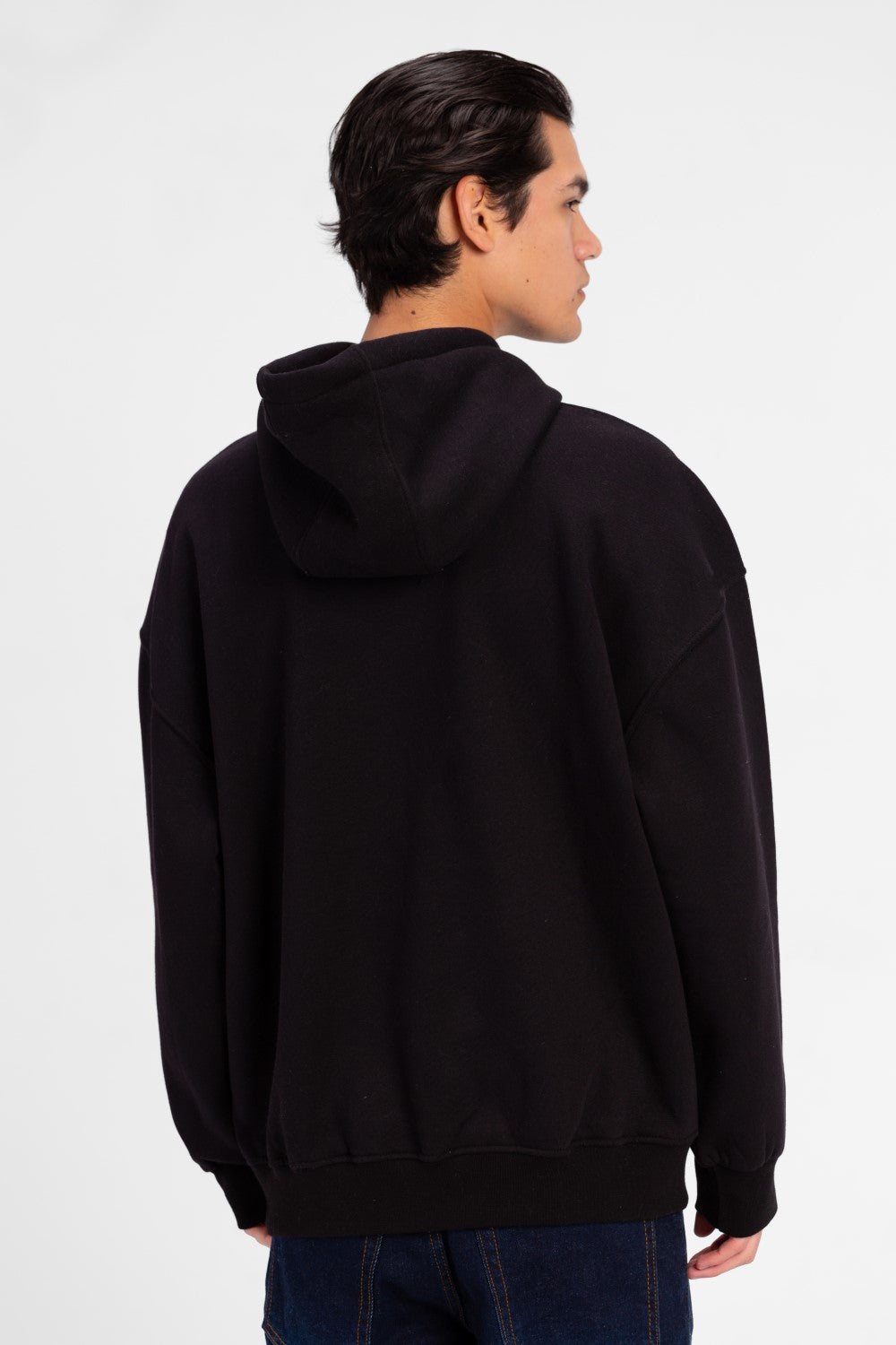 سويت شيرت توماتو ميلتون رجالي كبير الحجم مع طباعة نصية أمامية