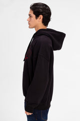 سويت شيرت توماتو ميلتون رجالي كبير الحجم مع طباعة نصية أمامية