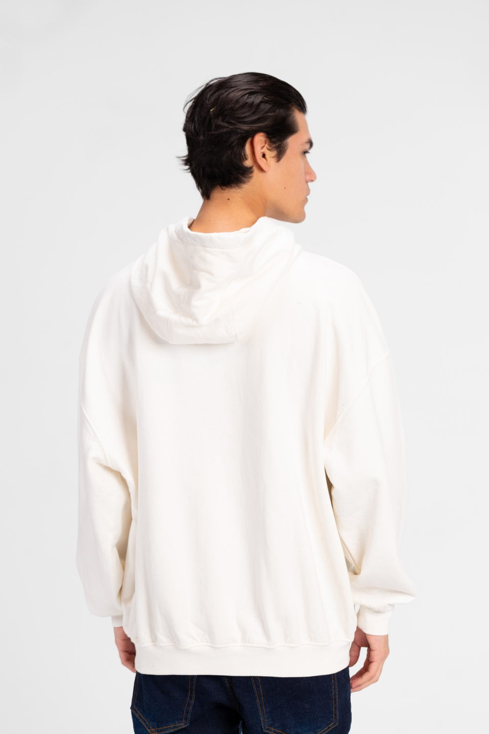 سويت شيرت توماتو ميلتون رجالي كبير الحجم مع طباعة نصية أمامية