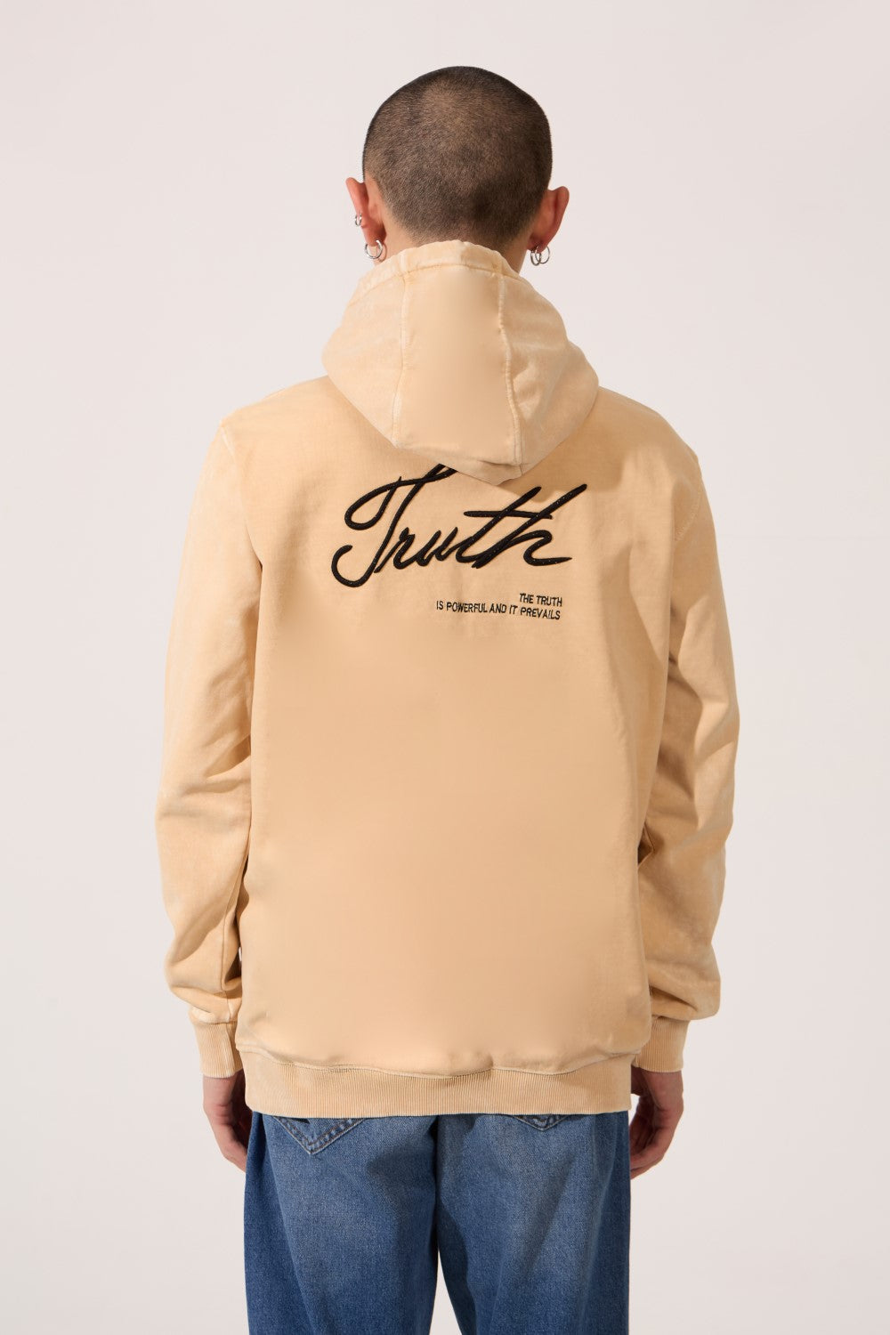 Men's Tomato Washed Oversized Hoodie Sweatshirt With Front Pocket And Long Sleeves