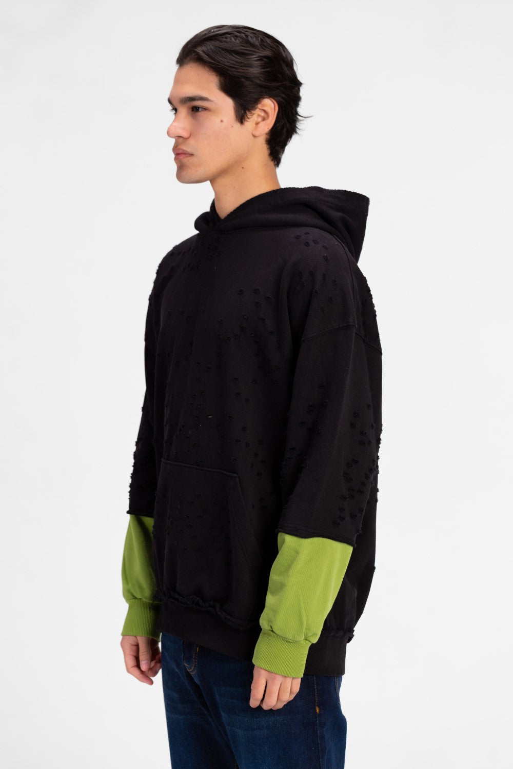 سويت شيرت رجالي بغطاء رأس كبير الحجم