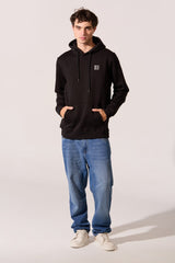 Men's Tomato Basic Slim Fit Hooded Sweatshirt With Long Sleeves And Comfortable Fabric