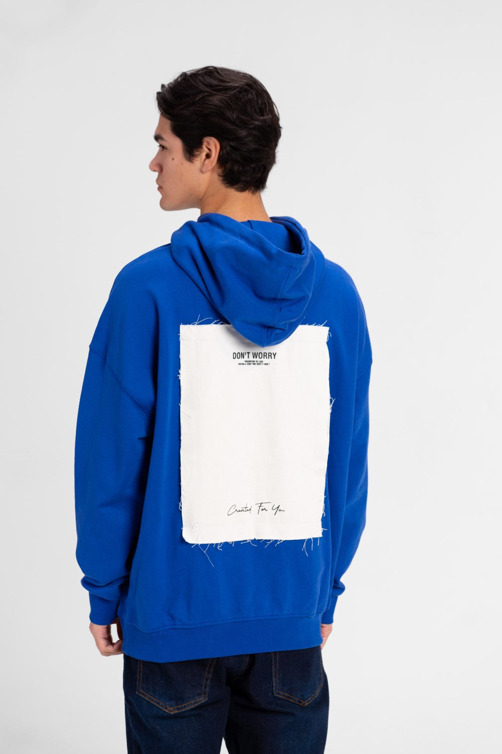 Men's Oversized Hood Sweatshirt With Kangaroo Pocket