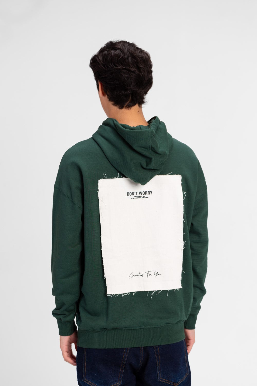 Men's Oversized Hood Sweatshirt With Kangaroo Pocket