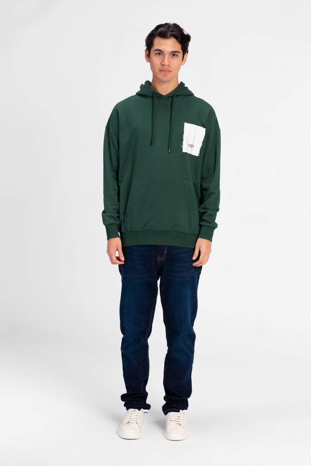 Men's Oversized Hood Sweatshirt With Kangaroo Pocket