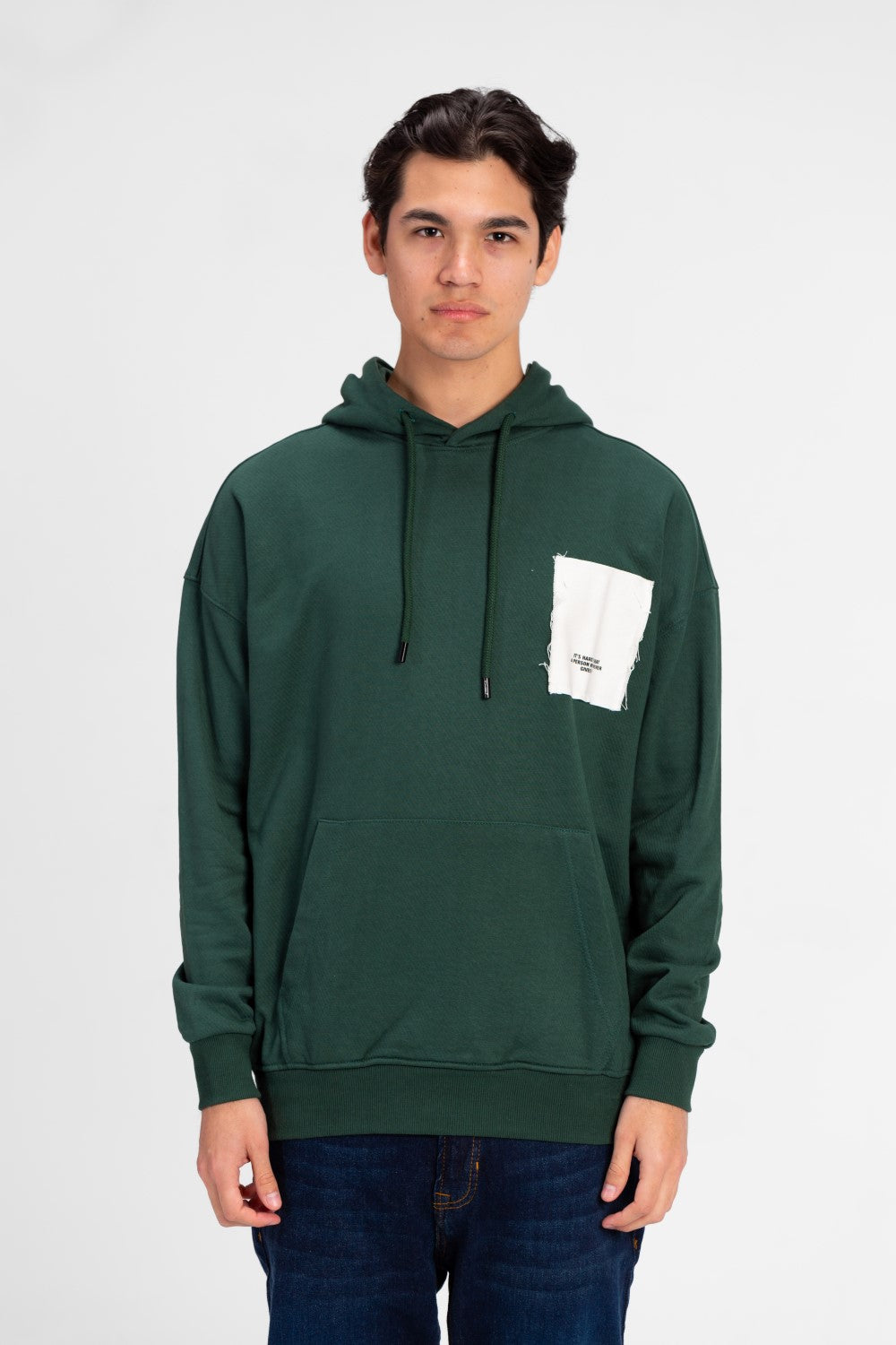 Men's Oversized Hood Sweatshirt With Kangaroo Pocket