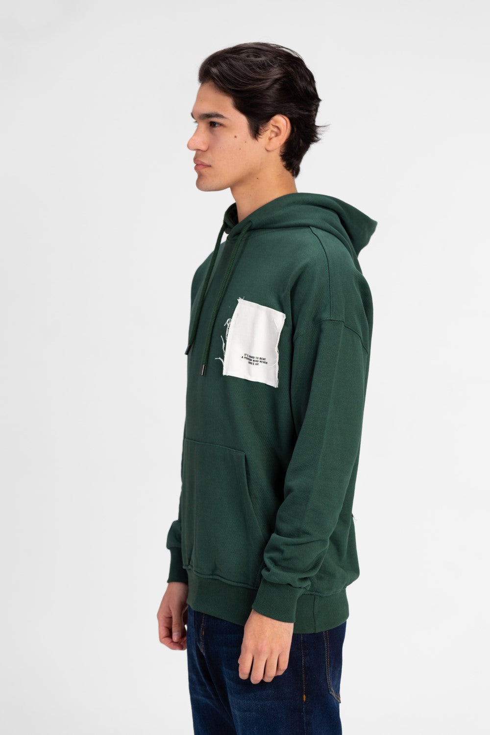 Men's Oversized Hood Sweatshirt With Kangaroo Pocket