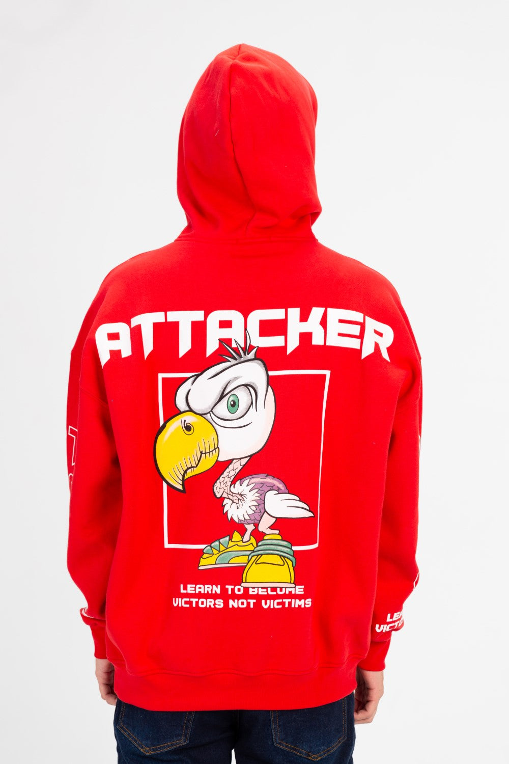 سويت شيرت رجالي مطبوع كبير الحجم