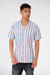 Men's Slim Fit Half Sleeved Shirt With Front Pockets