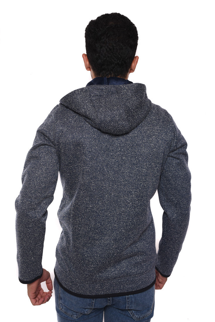Men's Hooded Full Zipper Front Waterprrof Sweatshirt