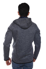 Men's Hooded Full Zipper Front Waterprrof Sweatshirt