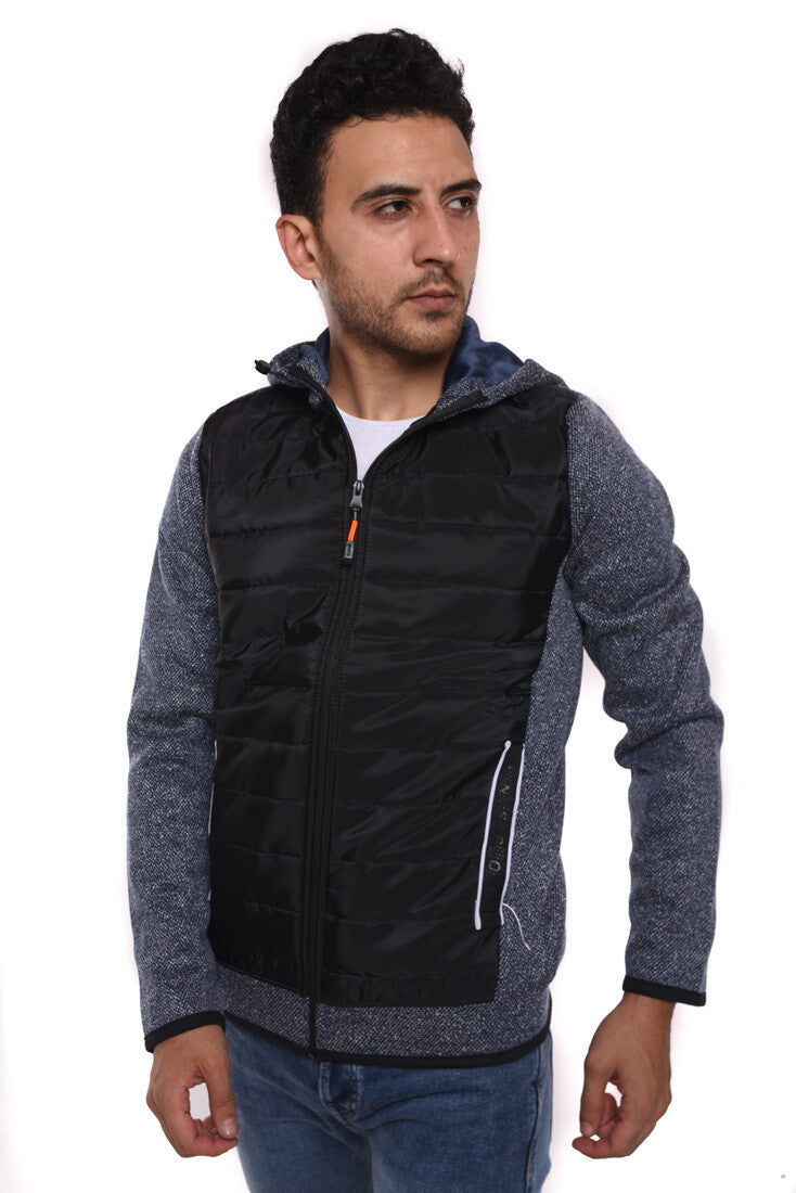 Men's Hooded Full Zipper Front Waterprrof Sweatshirt