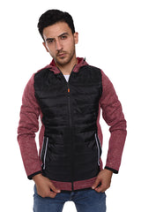 Men's Hooded Full Zipper Front Waterprrof Sweatshirt