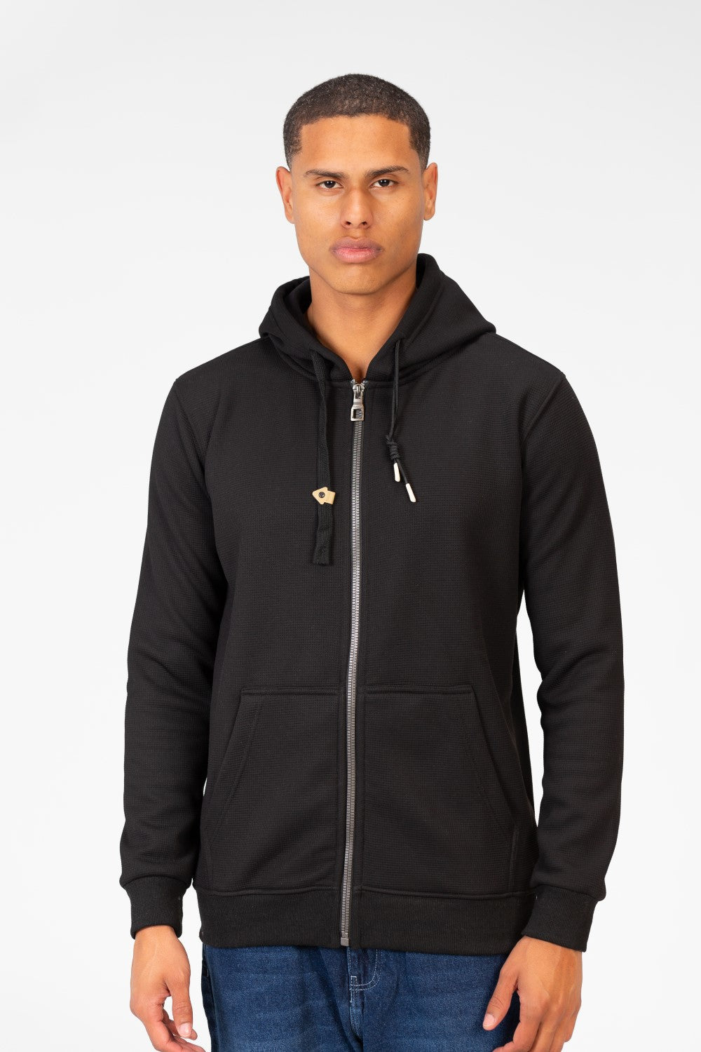 Men's Basic Full Zip Long Sleeve Sweatshirt