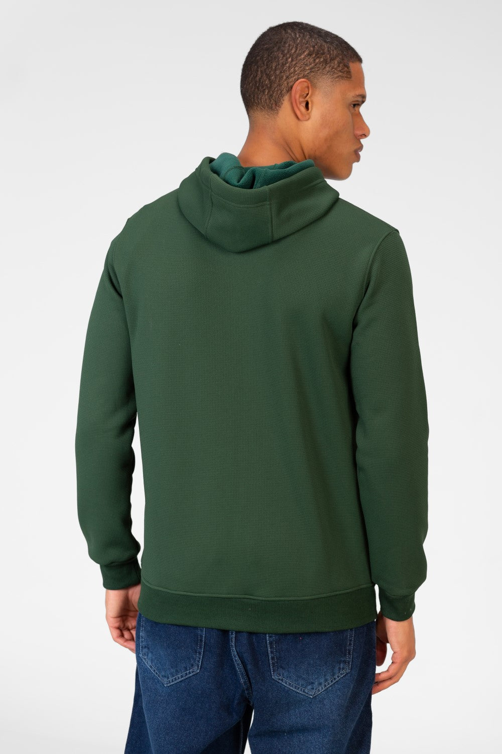 Men's Basic Full Zip Long Sleeve Sweatshirt