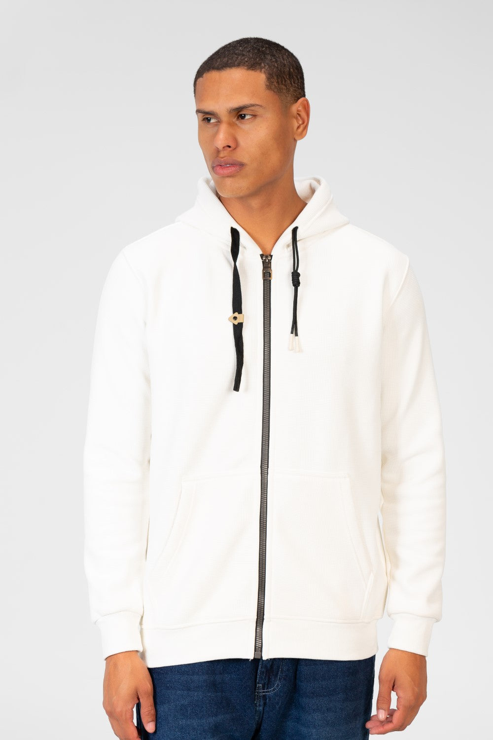 Men's Basic Full Zip Long Sleeve Sweatshirt