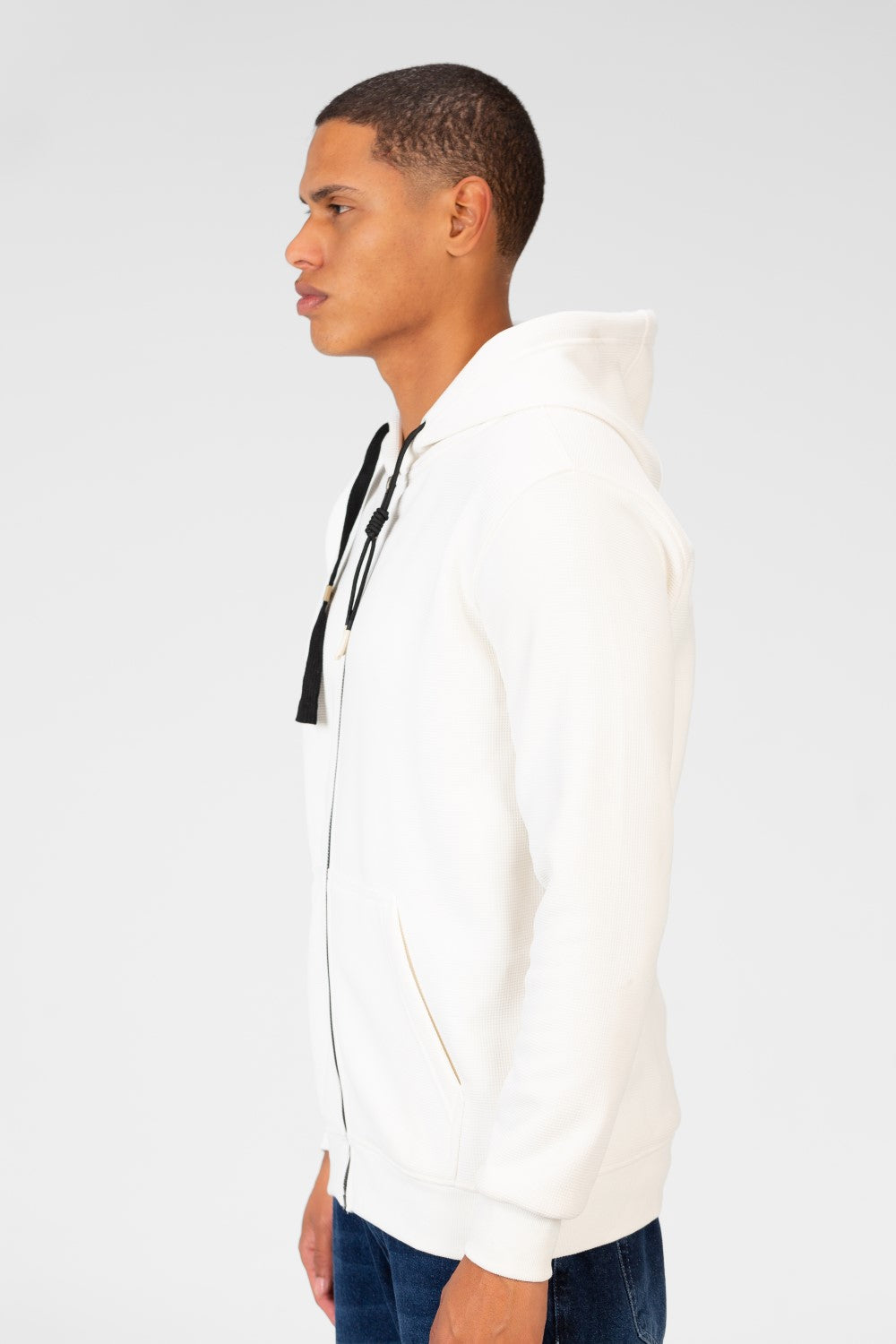 Men's Basic Full Zip Long Sleeve Sweatshirt